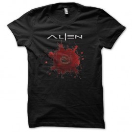 Shirt Alien xénomorphe chestbuster noir pour homme et femme