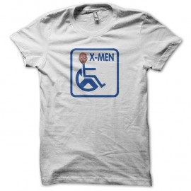 Shirt X-Men Professor Xavier parodie handicapé blanc pour homme et femme