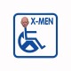Shirt X-Men Professor Xavier parodie handicapé blanc pour homme et femme