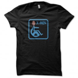 Shirt X-Men Professor Xavier parodie handicapé noir pour homme et femme