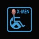 Shirt X-Men Professor Xavier parodie handicapé noir pour homme et femme