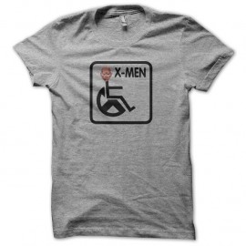 Shirt X-Men Professor Xavier parodie handicapé gris pour homme et femme