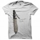 Shirt Rambo le vrai couteau ça va chier blanc pour homme et femme