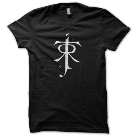 Shirt Tolkien JRT sign noir pour homme et femme