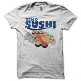 Shirt Nemo Sushi blanc pour homme et femme