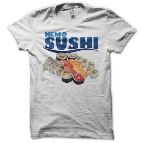 Shirt Nemo Sushi blanc pour homme et femme