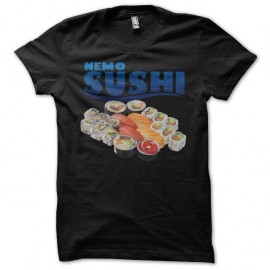 Shirt Nemo Sushi noir pour homme et femme