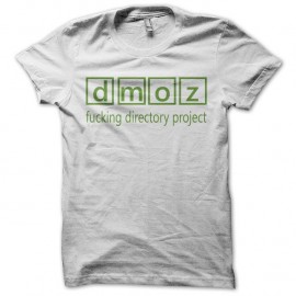 Shirt dmoz fucking directory poject blanc pour homme et femme