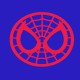 Shirt Spiderman vieux modèle rouge/bleu royal pour homme et femme