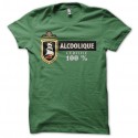 Shirt humour Amsterdam Maximator parodie Alcoolique certifié 100% vert pour homme et femme