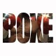 Shirt boxe gloves ring text blanc pour homme et femme