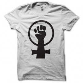 Shirt Femini Fist blanc pour homme et femme