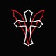 Shirt croix de vampires noir pour homme et femme
