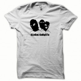 Shirt Illegal Gangsta noir/blanc pour homme et femme
