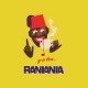 Shirt Banania parodie Raniania jaune pour homme et femme