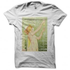 Shirt Absinthe Robette retro blanc pour homme et femme