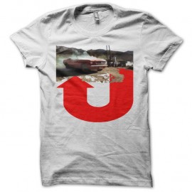 Shirt U-turn mustang blanc pour homme et femme