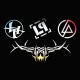 Shirt Linkin Park symbols fan art noir pour homme et femme