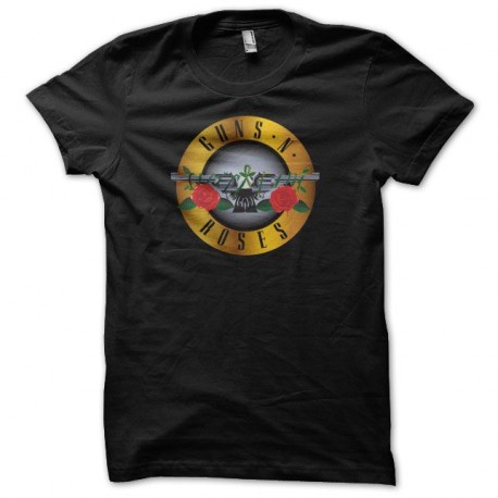 Shirt Guns N Roses medal noir pour homme et femme