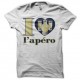 Shirt Pastis I love l'apéro blanc pour homme et femme