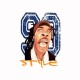 Shirt Busta Rhymes 90's style blanc pour homme et femme