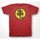 Shirt symbole Tortue Géniale Muten Roshi's kanji rouge pour homme et femme
