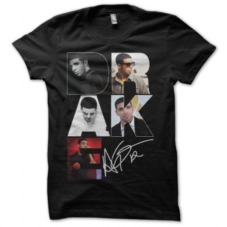 Shirt Drake signature noir pour homme et femme