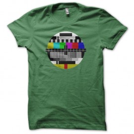 Shirt Mire Télévision vert pour homme et femme