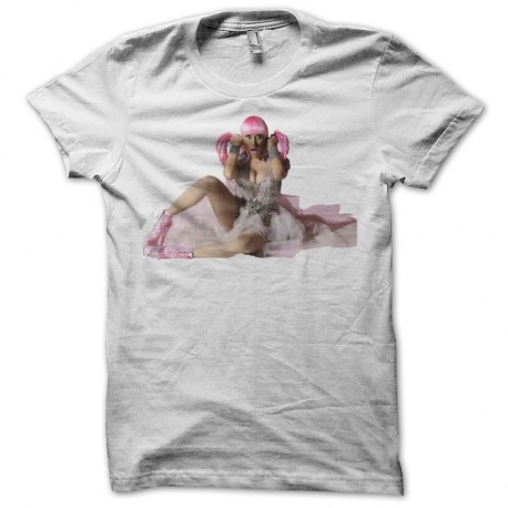 Shirt Nicki Minaj doll style blanc pour homme et femme