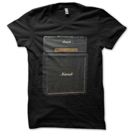 Shirt Marshall ampli vintage noir pour homme et femme