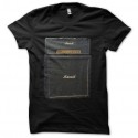 Shirt Marshall ampli vintage noir pour homme et femme