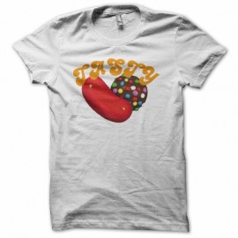 Shirt candy crush tasty blanc pour homme et femme