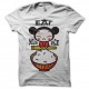 Shirt Pucca parodie Eat your rice bitch blanc pour homme et femme