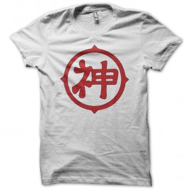 Shirt manga Symbol Dieu Kami's kanji blanc pour homme et femme