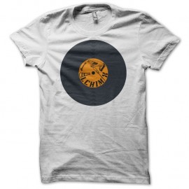 Shirt Vinyl AlchiMix vintage blanc pour homme et femme