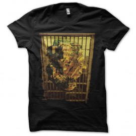 Shirt Alcatraz island in cell noir pour homme et femme