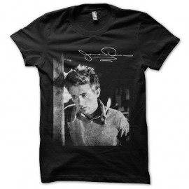 Shirt James Dean signature East of Eden noir pour homme et femme