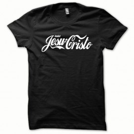 Shirt Jesu-Christo classic blanc/noir pour homme et femme