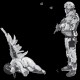 Shirt Banksy Ange soldat artiste Shirt street art noir pour homme et femme