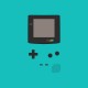 Shirt Game Boy color parodie bleu turquoise pour homme et femme