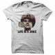Shirt Life is a joke parodie Chaplin blanc pour homme et femme