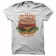 Shirt be dumb eat shit blanc pour homme et femme