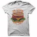 Shirt be dumb eat shit blanc pour homme et femme