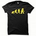 Shirt Lego Evolution jaune/noir pour homme et femme