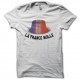 Shirt humour Flamby La France Molle blanc pour homme et femme