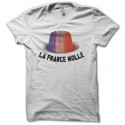 Shirt humour Flamby La France Molle blanc pour homme et femme