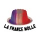 Shirt humour Flamby La France Molle blanc pour homme et femme