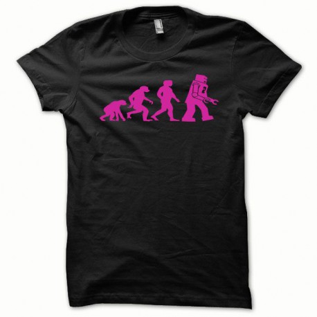 Shirt Lego Evolution rose/noir pour homme et femme