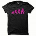 Shirt Lego Evolution rose/noir pour homme et femme