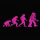 Shirt Lego Evolution rose/noir pour homme et femme